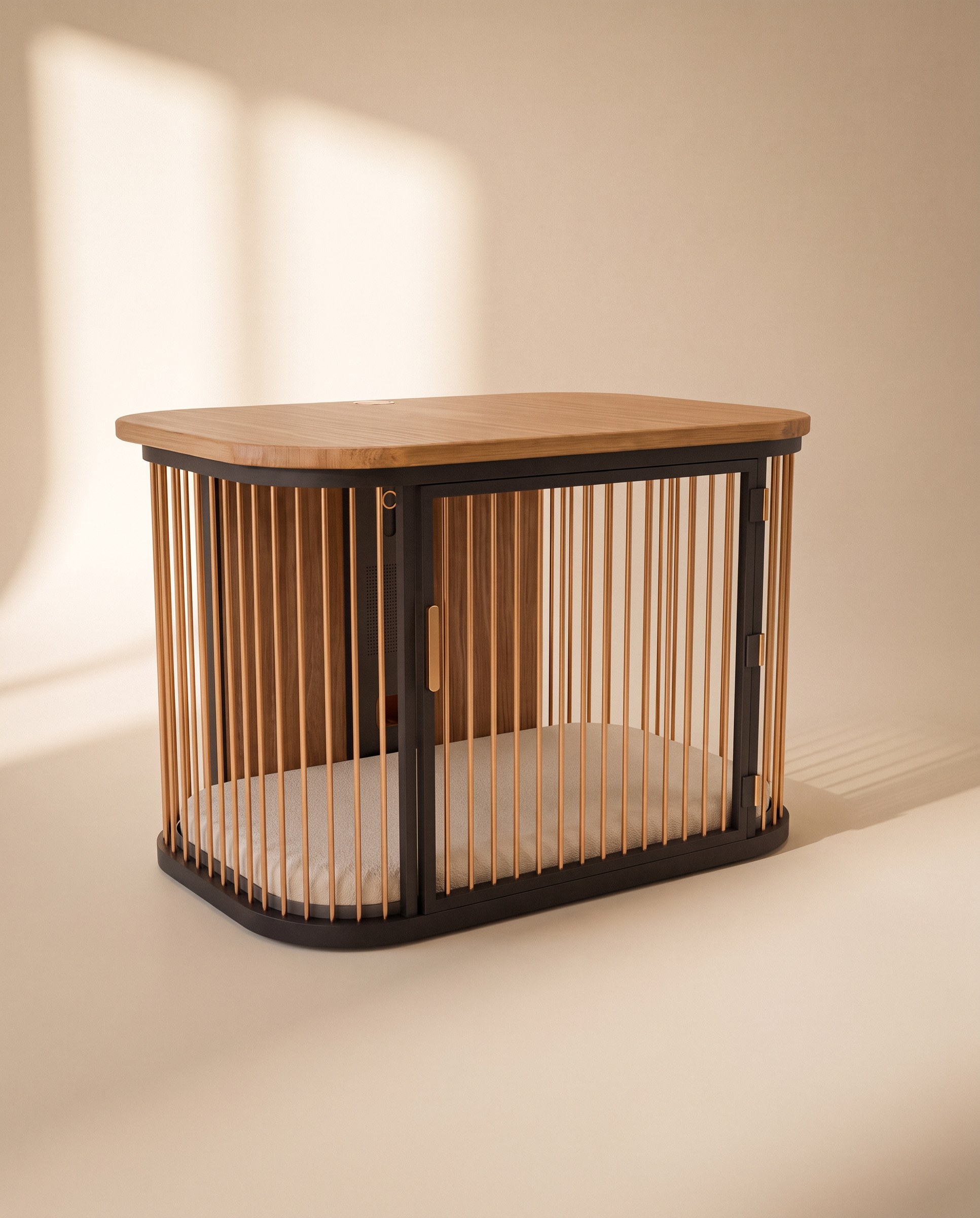 The Koja crate in a warm photography studio